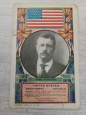 Vintage Post Card 1909 Roosevelt United States picture