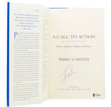 Jimmy Carter Signed A Call To Action Book BAS picture