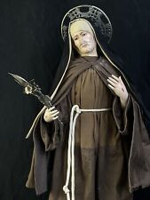 Statue Santa Maria Francesca of the Five Wounds Holy 20 7/8in Naples Pregnancy picture