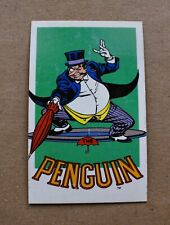 1982 Nature Made DC Comics Heroes Card  THE PENGUIN #9 picture