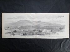 1885 Civil War Print - Battle On The Road From Harrisonburg to Port Republic picture