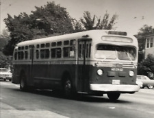 Evanston Bus Company Chicago Transit CTA #232 B&W Photograph picture