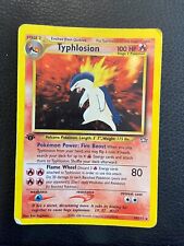 Typhlosion 18/111 Neo Genesis 1st Edition (Pokemon) Holo Rare - HP/Damaged picture