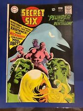 SECRET SIX #2 1968 VERY FINE+ 8.5 WHITE PAGES picture