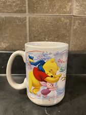 Vintage Winnie The Pooh Snow Day  Coffee Mug Disney 90s picture