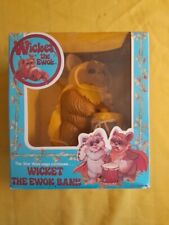 1983 STAR WARS WICKET THE EWOK BANK LUCAS FILM NEW BOXED RARE G4 picture