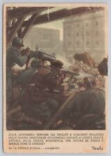Bolshevik Revolution Soldiers WW2 Italian Fascist Party Propaganda, VTG Postcard picture