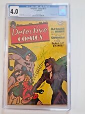 1947 Detective Comics # 122 CGC Graded 4.0 DC Golden Age Cat Woman Universal   picture