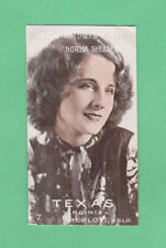 1927  Norma Shearer   M. Glott  Texas Film Card Very Rare  # 7 picture