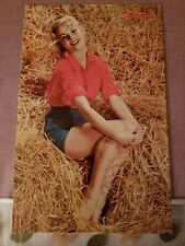 Greetings Spooner Wisconsin Wistful Girl in the Hay posted 1963 picture