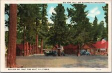 c1930s BIG BEAR LAKE, California Postcard 