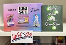 2023 Pro Set Pure Multi-Sport Factory Sealed Hobby Box + 2023 Leaf Holiday Pack picture