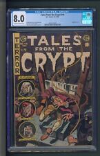 Tales from the Crypt #44 CGC 8.0 OWTW Pages Guillotine Cover picture