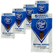 High Tea Non Tobacco All Natural Herbal Smoking Wraps - Royal Sweet - 25 Self... picture