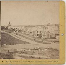 Union Chapel from Sea View House Oak Bluffs Martha's Vineyard MA Stereoview picture
