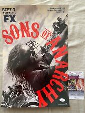 Katey Sagal Kurt Sutter autographed signed Sons of Anarchy 2010 SDCC poster JSA picture