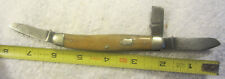 1 Montgomery Ward WARDS 3 Blade Bone pocket folding Knife ,for repair VTG picture