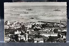 Seaside Resort Town Golfe Juan-France-RPPC-SHIPS Real Photo Vintage Postcard picture