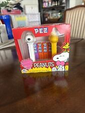 Brand New 2016 Peanuts Valentine Pez Box Gift Set Snoopy & Woodstock.. picture