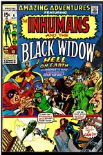 AMAZING ADVENTURES #6 1971 INHUMANS AND BLACK WIDOW 7.5/VF- HELL ON EARTH HTF picture