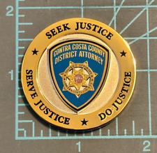 Contra Costa County California District Attorney Sheriff Police Prosecutor  Coin picture