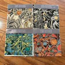 THE DESIGN ARCHIVES  Sample Fabric Small Square Tiffany Print LOT of 3 picture