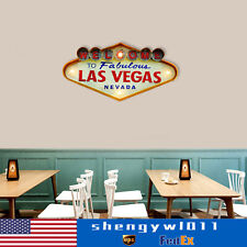 Welcome to Las Vegas Sign, LED Metal Vintage Neon Sign Lights for Cafe Bar Decor picture