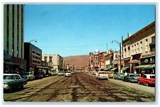 c1960 Looking North Higgins Avenue Exterior Missoula Montana MT Vintage Postcard picture