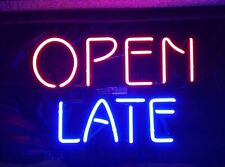 New Open Late Restaurant Neon Light Sign 24