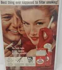 Vintage 1957 Hit Parade Cigarettes Print Advertisement Ad picture