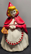 VINTAGE HULL? LITTLE RED RIDING HOOD COOKIE JAR picture