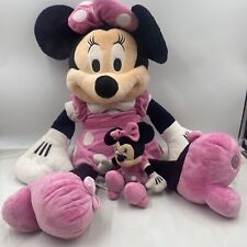 Disney Store Exclusive Pink Minnie Mouse Jumbo X Large Soft Toy Plush 28” Tall picture