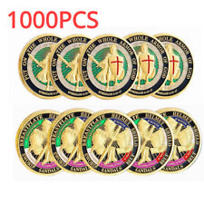 1000PCS Put on the Whole Armor of God Commemorative Challenge Coins Collection picture