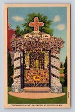 Dickeyville WI-Wisconsin, Eucharistic Altar in Cemetery Antique Vintage Postcard picture
