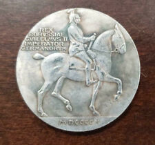WWI WW1 German Horse rider soldier w helmet coin medallion picture