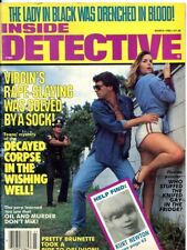 INSIDE DETECTIVE-03/86-DECAYED CORPSE-LADY IN BLACK-RAPE-SLAYING FN/VF picture
