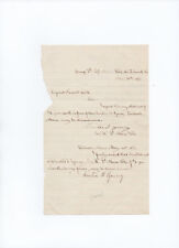1863 letter SIGNED by Paymaster General Timothy Andrews & by a Civil War soldier picture