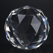 Glass Ball1Pc 60/80mm Clear Cut Crystal Prisms Glass Ball Home Hotel Decor Ha... picture