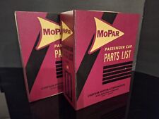 1996 MOPAR Passenger Car Parts List  Vintage Glasses Volumes I + II picture