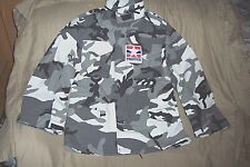 Large Army Bdu Jacket Snow Camo Jacket Urban Camo Cold Weather Coat M65 Jacket picture