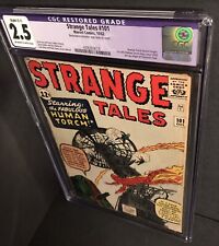 Strange Tales #101 CGC 2.5 MARVEL COMIC 1st Appearance Human Torch in Title  Key picture