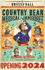 Disney Country Bear Musical Jamboree Big Al Henry 2024 Grizzly Hall WDW Poster picture