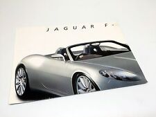 2000 Jaguar F-Type Concept Poster Brochure picture