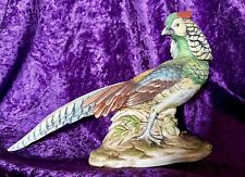 Rare Vintage Lady Amherst Pheasant by Andrea by Sadek Sculpture Bird Figurine picture
