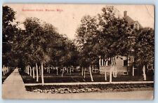 Warren Minnesota Postcard Residence Street Exterior Building View c1910 Vintage picture