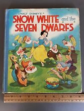 WALT DISNEY SNOW WHITE AND THE SEVEN DWARFS DAVID McCAY CO 1937 HC BOOK picture