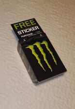 (PACK OF 100) NEW MONSTER ENERGY 4 INCH LOGO STICKERS picture