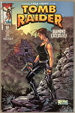 Tomb Raider #14 Croft Diamond Exclusive SDCC Variant B Top Cow Image NM/M 2001 picture