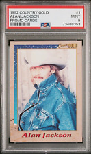 1992 ALAN JACKSON Sterling Country Gold Promo #1 PSA 9 rookie RC Pop 1 highest picture