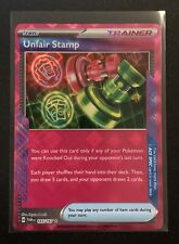 Unfair Stamp - 165/167 - Ace Spec - SV06: Twilight Masquerade - Pokemon TCG picture